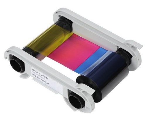 [R-EV-R5H004NAA] Evolis R5H004NAA YMCKO Half Panel Colour Ribbon (400 Prints)