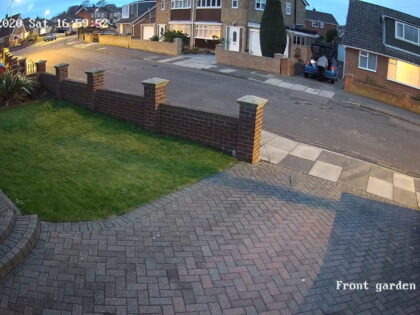 Sample Front Garden Image from Colorvu camera