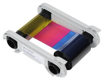 Evolis R5H004NAA YMCKO Half Panel Colour Ribbon (400 Prints)