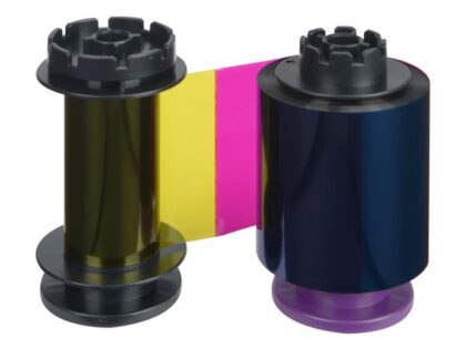 Evolis RT5F014NAA YMCFK Retransfer Colour Ribbon with UV panel (400 prints)