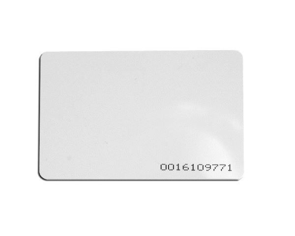 Videx VProx Blank White 125Khz EM Proximity Card, PBX-2 - Pack of 10