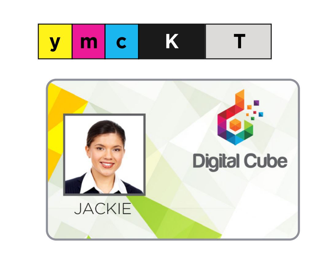 Entrust 525100-002 ymcKT Short-Panel Colour Ribbon (650 Prints) - Image 2