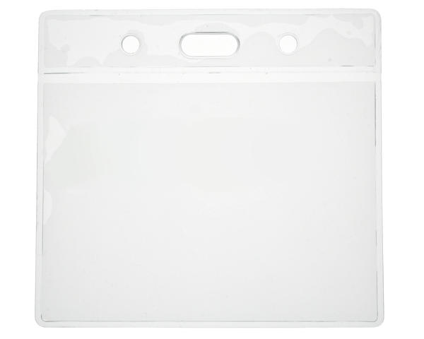 Clear Vinyl ID Card Holder, Eco Friendly - Landscape (Pack of 100)