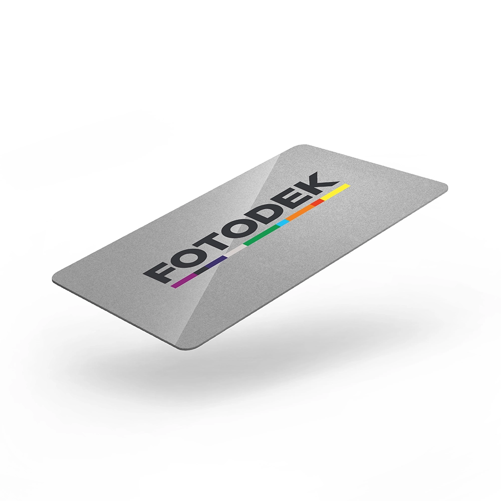 FOTODEK ‘QUICKSILVER METALLIC’ cards with solid coloured core edges – SI76-A-SC – Pack of 100