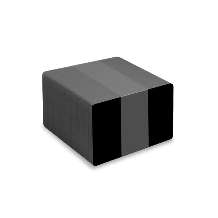 Black coloured cards with solid core coloured edges – PVC1-BKS – Pack of 100